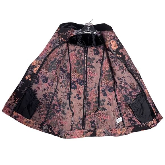 Soft Surroundings Westbury Garden Metallic Jacquard Jacket Blazer Sz Petite M - Picture 4 of 16